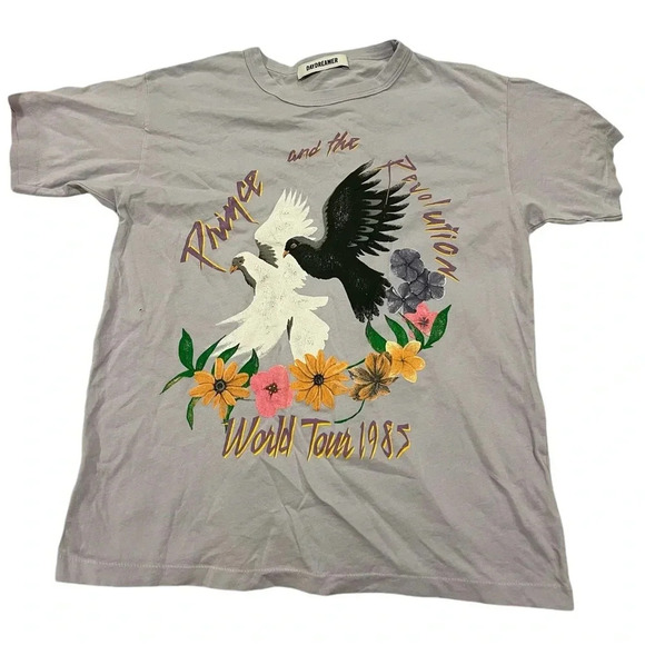 NWOT Daydreamer Prince World Tour 1985 Ringer Tee - Picture 3 of 6